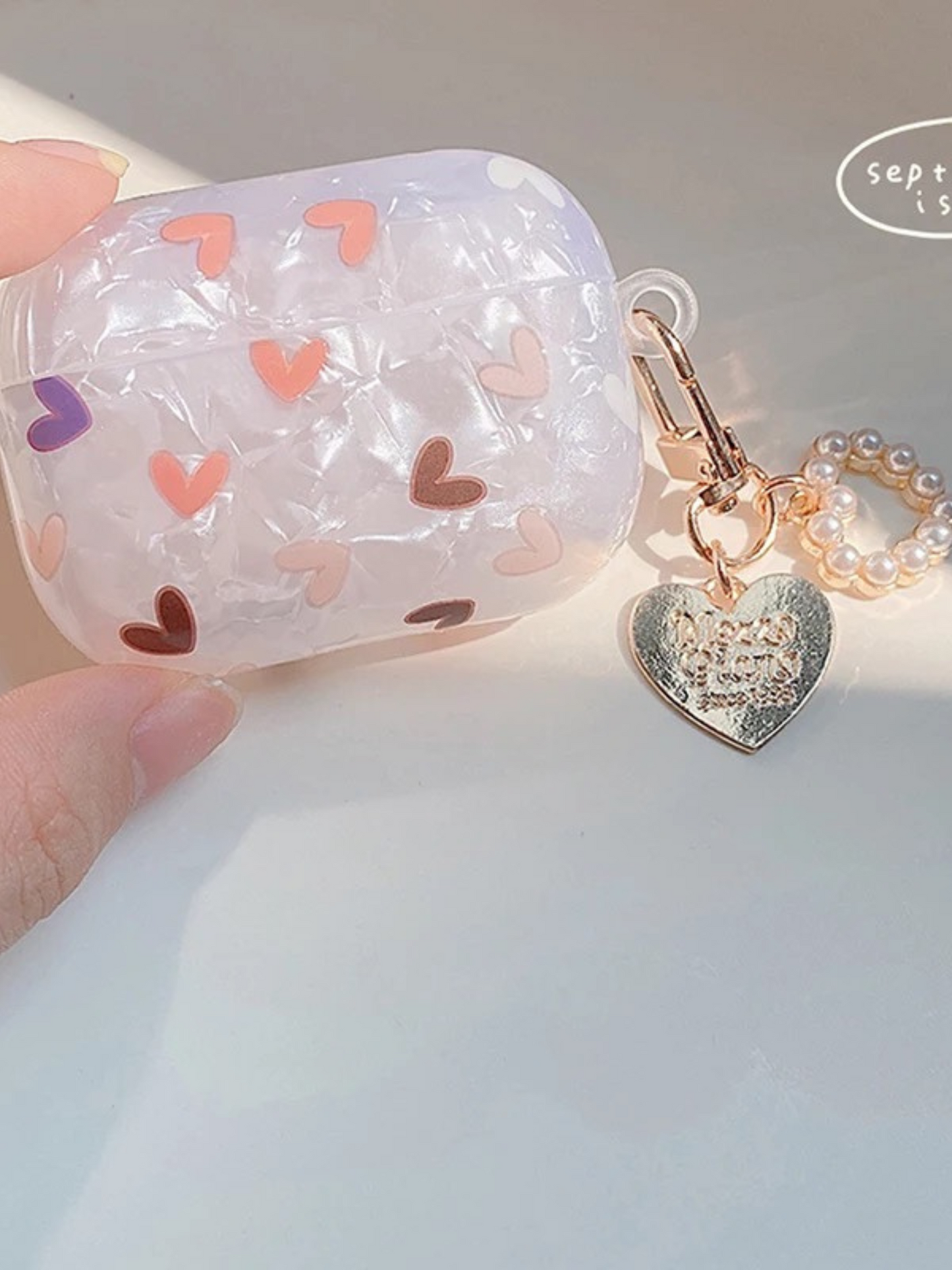 Heart & Pearl Pros AirPod Case