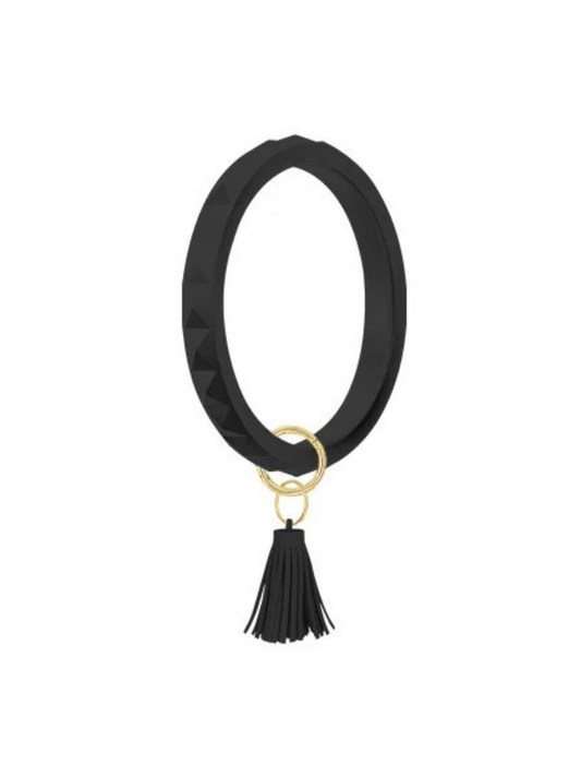 Black Bangle Keychain