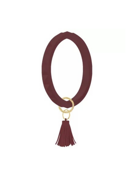 Maroon Bangle Keychain